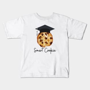 Funny Graduation Cap Cute Smart Cookie Kids T-Shirt